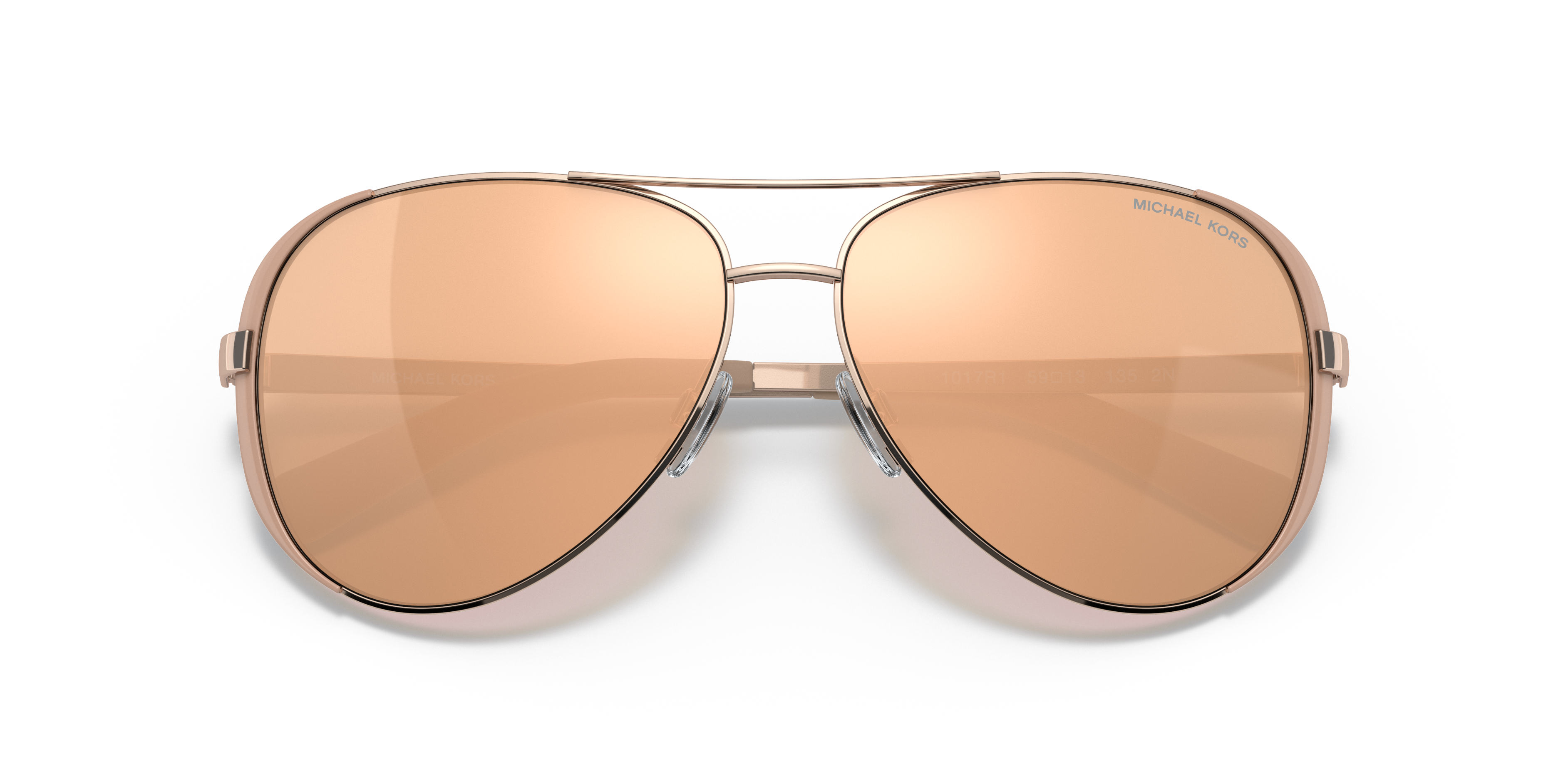Michael Kors MK5004 Chelsea Aviator Polarized Sunglasses Gold wBrown  Gradient 725125941907  eBay